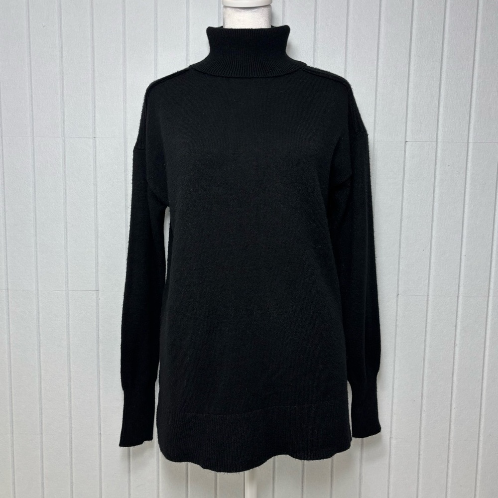 Everlane Classic‎ Black Turtleneck Sweater Size XS